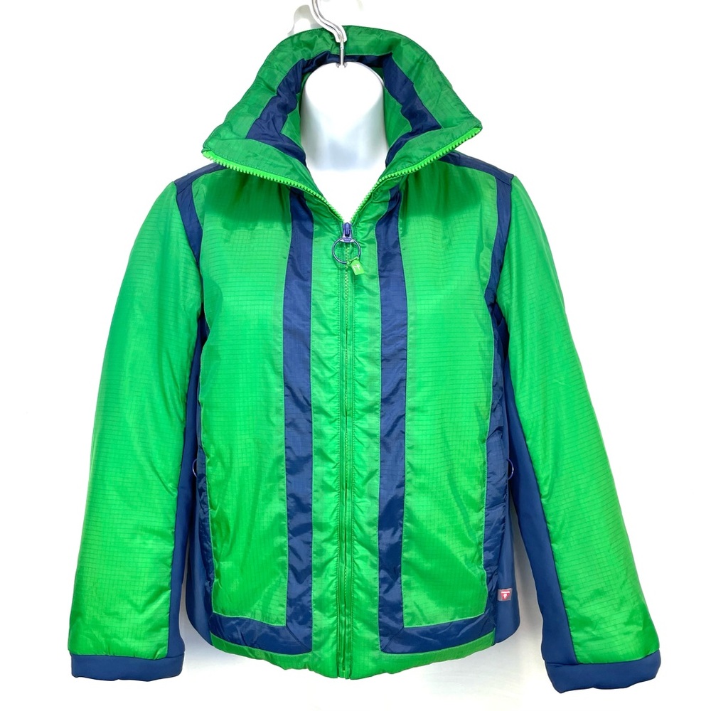 Neve CK Bradley Primaloft Ski Jacket Womens S Green Blue‎ Insulated NWT